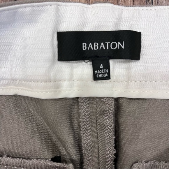 Babaton Cotton Twill Ankle Pants - Picture 3 of 9